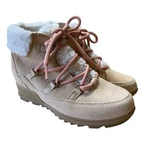 Sorel Women's Evie Cozy Lace Boot Ceramic Paradox Pink US 8.5 Outdoors